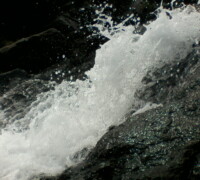 flowing water